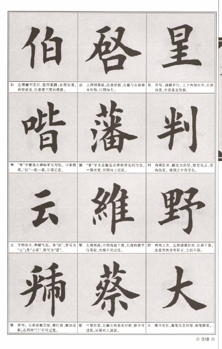 田英章楷书《化度寺碑技法精解》
