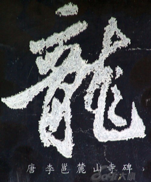 龙字书法写法大全