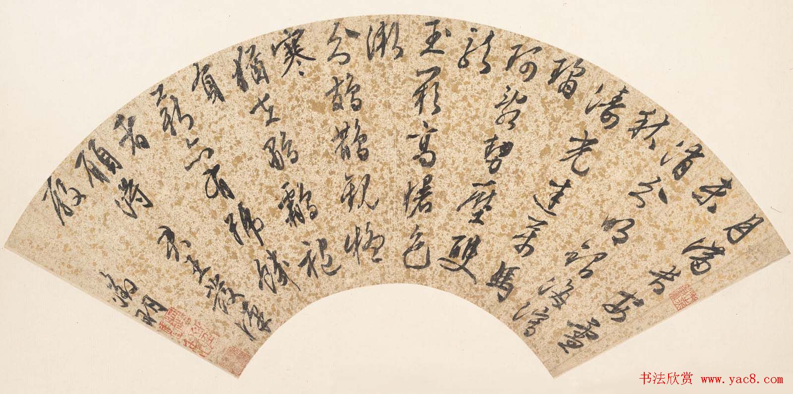 诗书画全才文徵明扇面书法作品专辑 诗书画全才文徵明扇面书法作品专辑