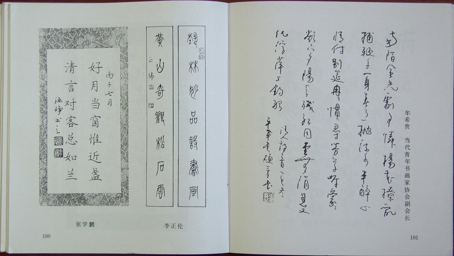 《中国书法名家题签墨宝》