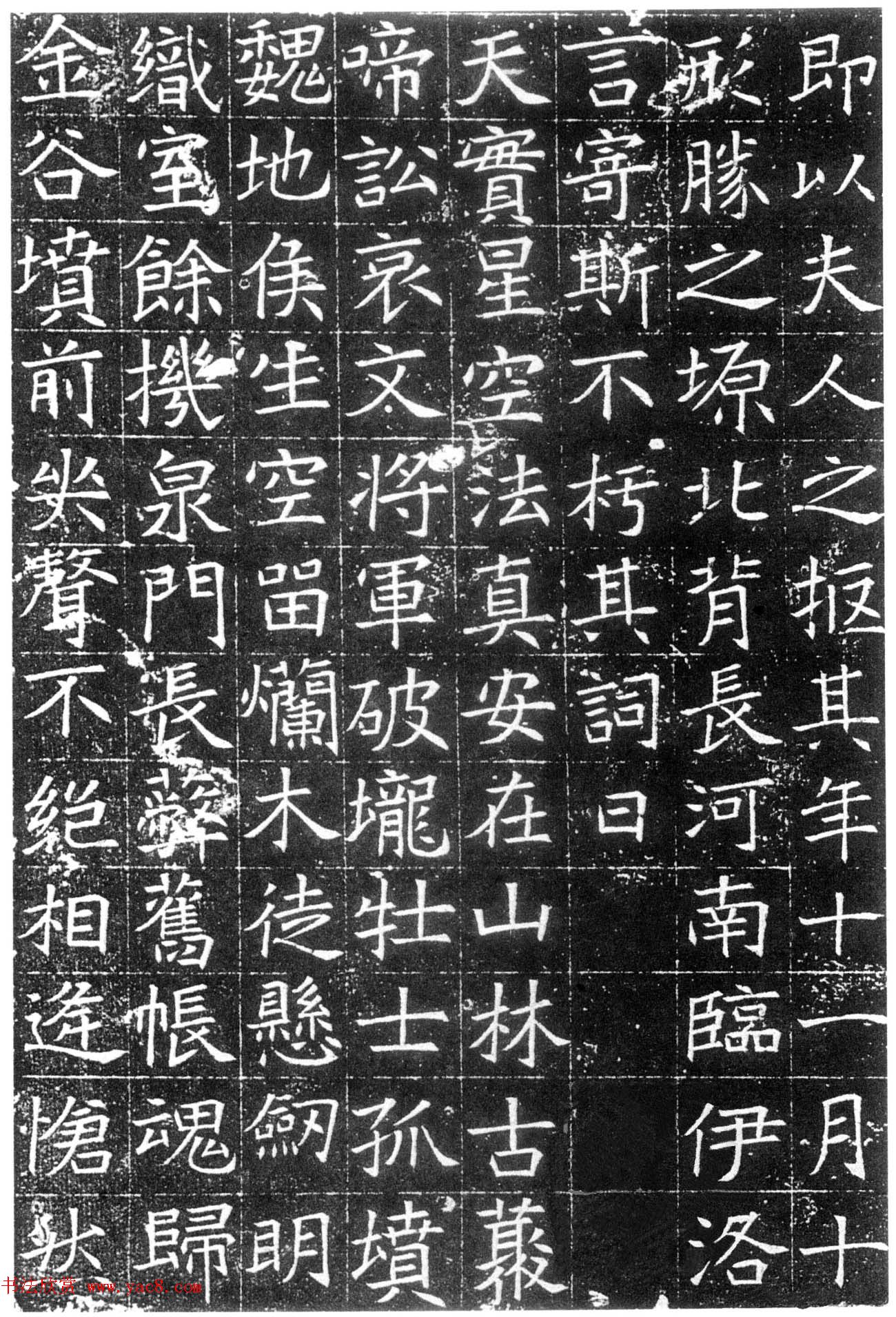 隋代书法石刻欣赏《吕胡墓志》