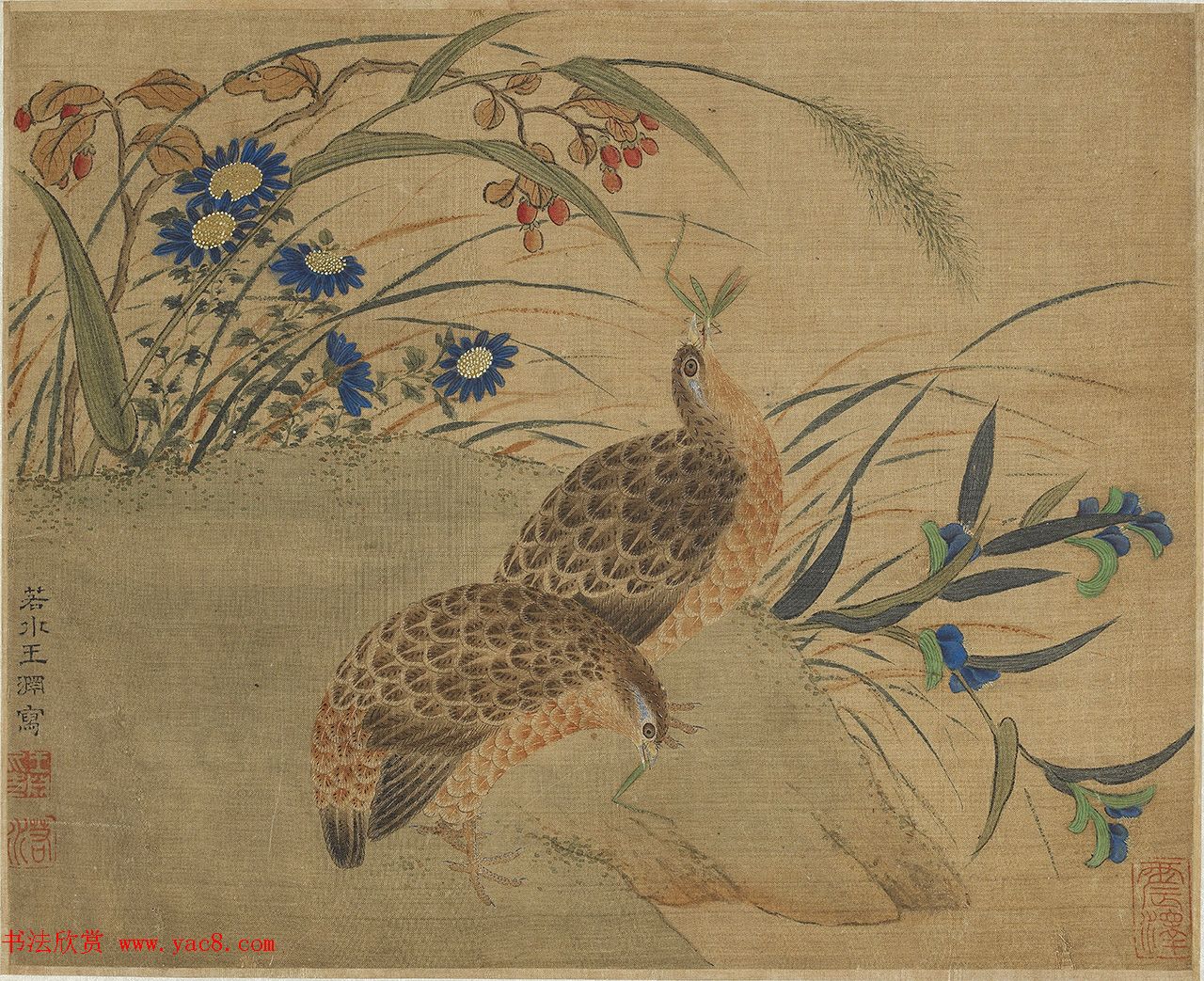 姚丙然书法《鞠寿簃集古画册》